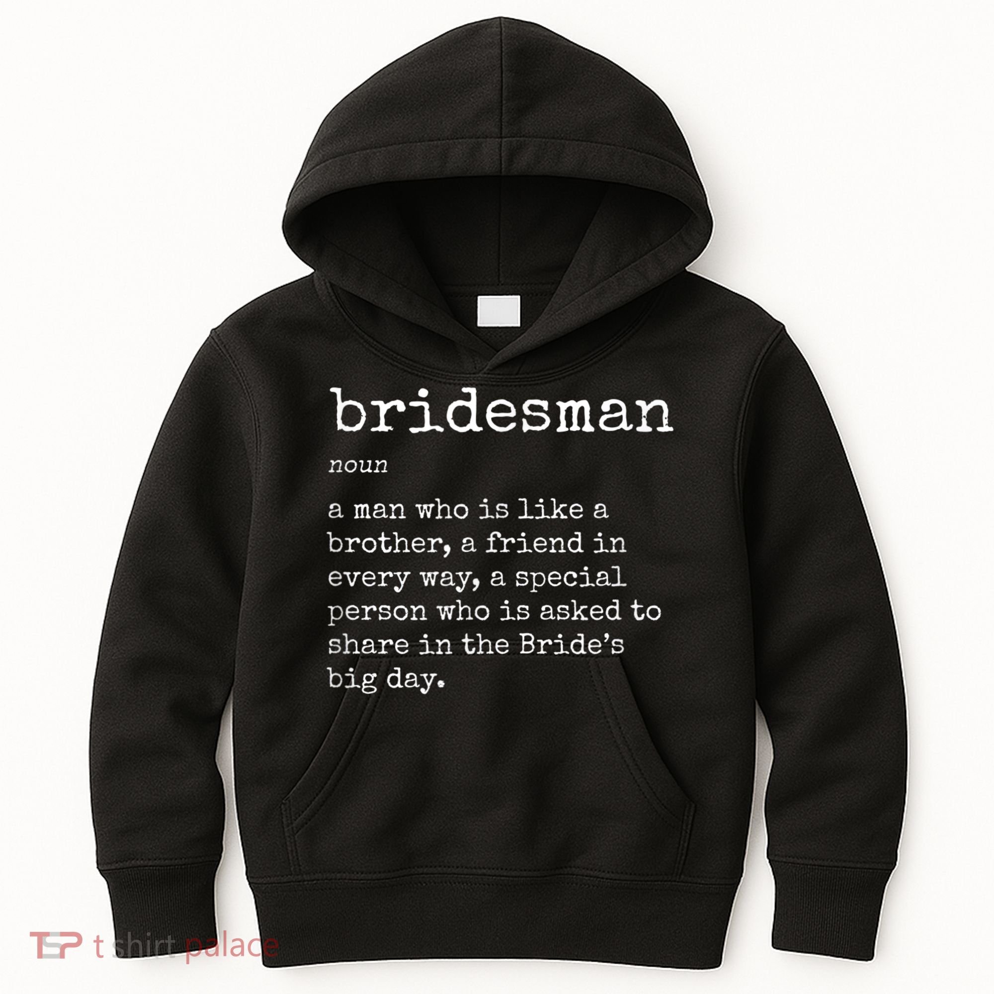 Mens Awesome Bridesman Definition Kids Hoodie