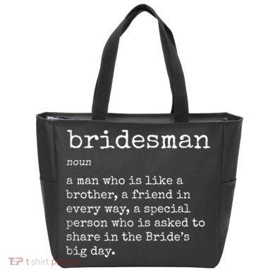 Mens Awesome Bridesman Definition Tote Bag