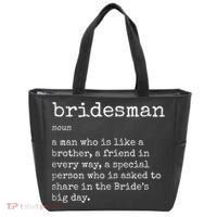Mens Awesome Bridesman Definition Tote Bag thumb 0