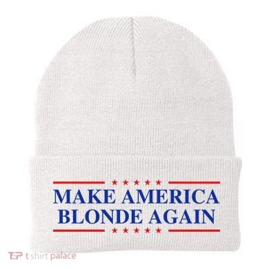 Make America Blonde Again Beanie