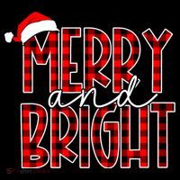 Merry And Bright Buffalo Plaid Red Santa Hat Christmas Xmas Coffee Mug thumb 5
