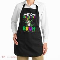 Mardigator Alligator Bruh Mardi Gras Costume Teens Boys Kids  Apron thumb 2
