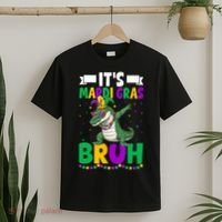 Mardigator Alligator Bruh Mardi Gras Costume Teens Boys Kids  T-Shirt thumb 2