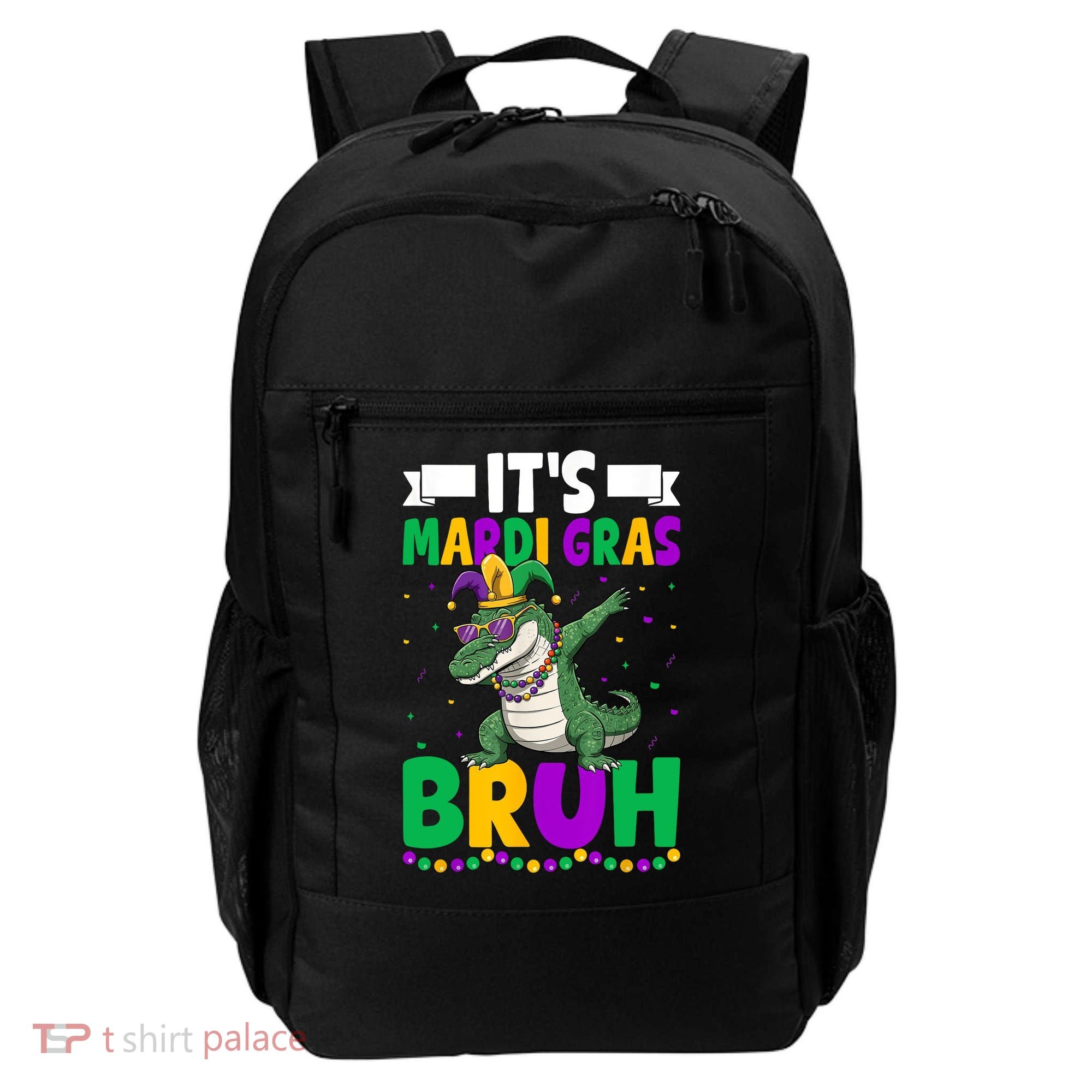 Mardigator Alligator Bruh Mardi Gras Costume Teens Boys Kids  Backpack