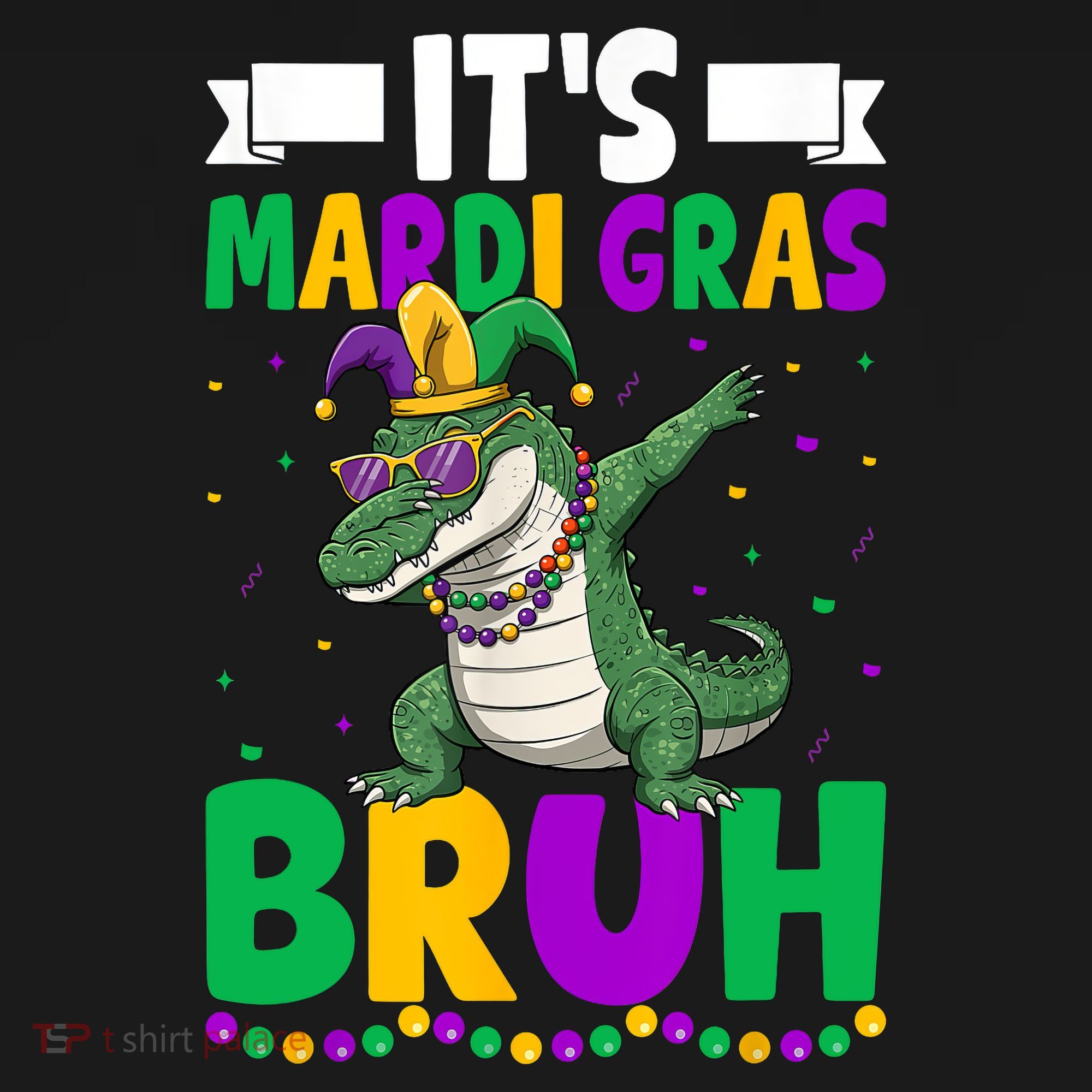 Mardigator Alligator Bruh Mardi Gras Costume Teens Boys Kids  Women's Tank Top