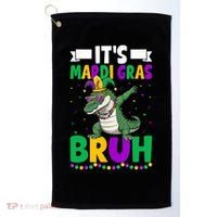Mardigator Alligator Bruh Mardi Gras Costume Teens Boys Kids  Golf Towel thumb 0