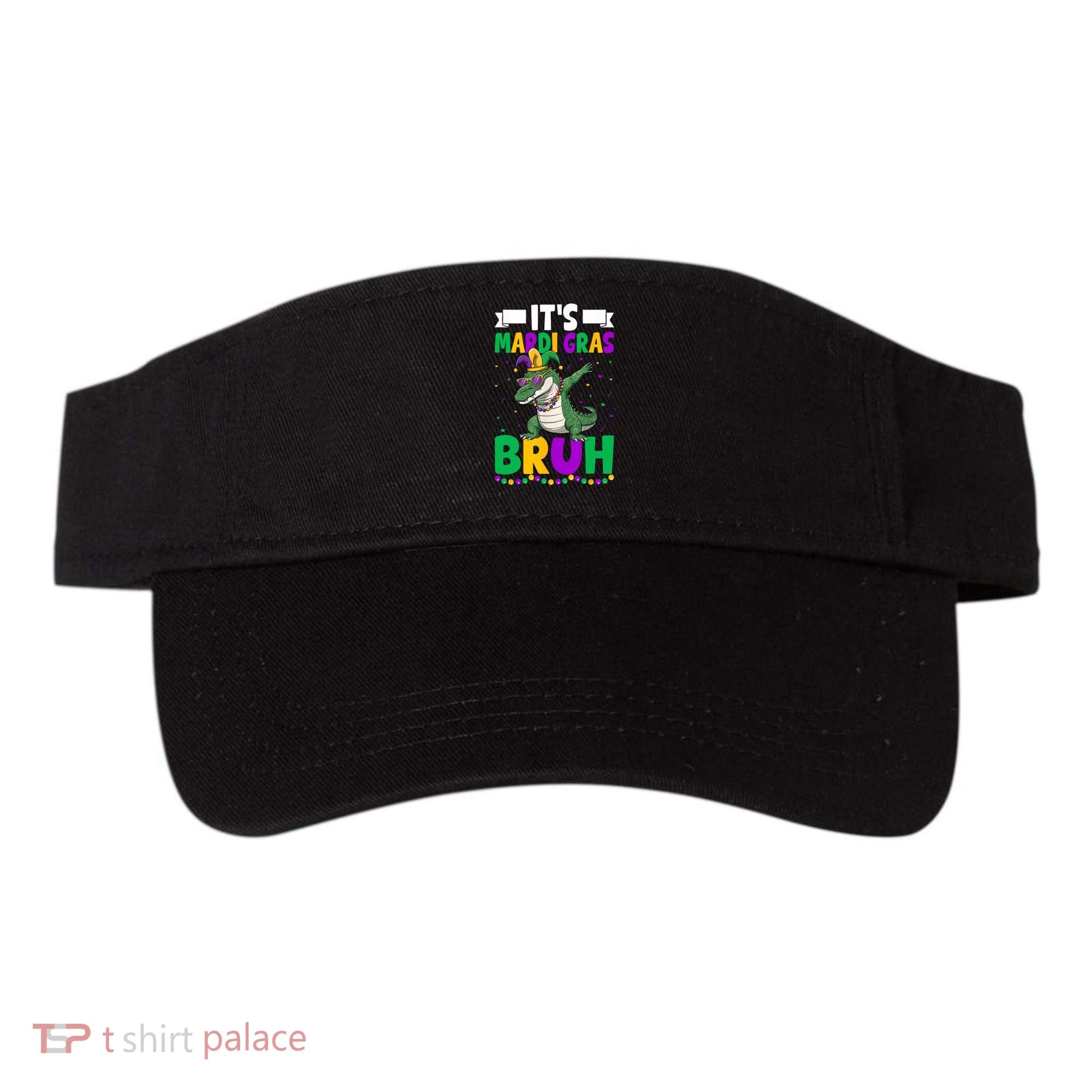 Mardigator Alligator Bruh Mardi Gras Costume Teens Boys Kids  Visor