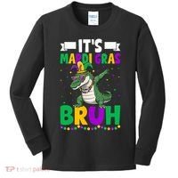 Mardigator Alligator Bruh Mardi Gras Costume Teens Boys Kids  Kids Long Sleeve Shirt thumb 0