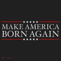 Make America Born Again Christian Faith Christ Jesus Gift Women's Sweatshirt thumb 2
