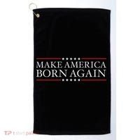 Make America Born Again Christian Faith Christ Jesus Gift Golf Towel thumb 0