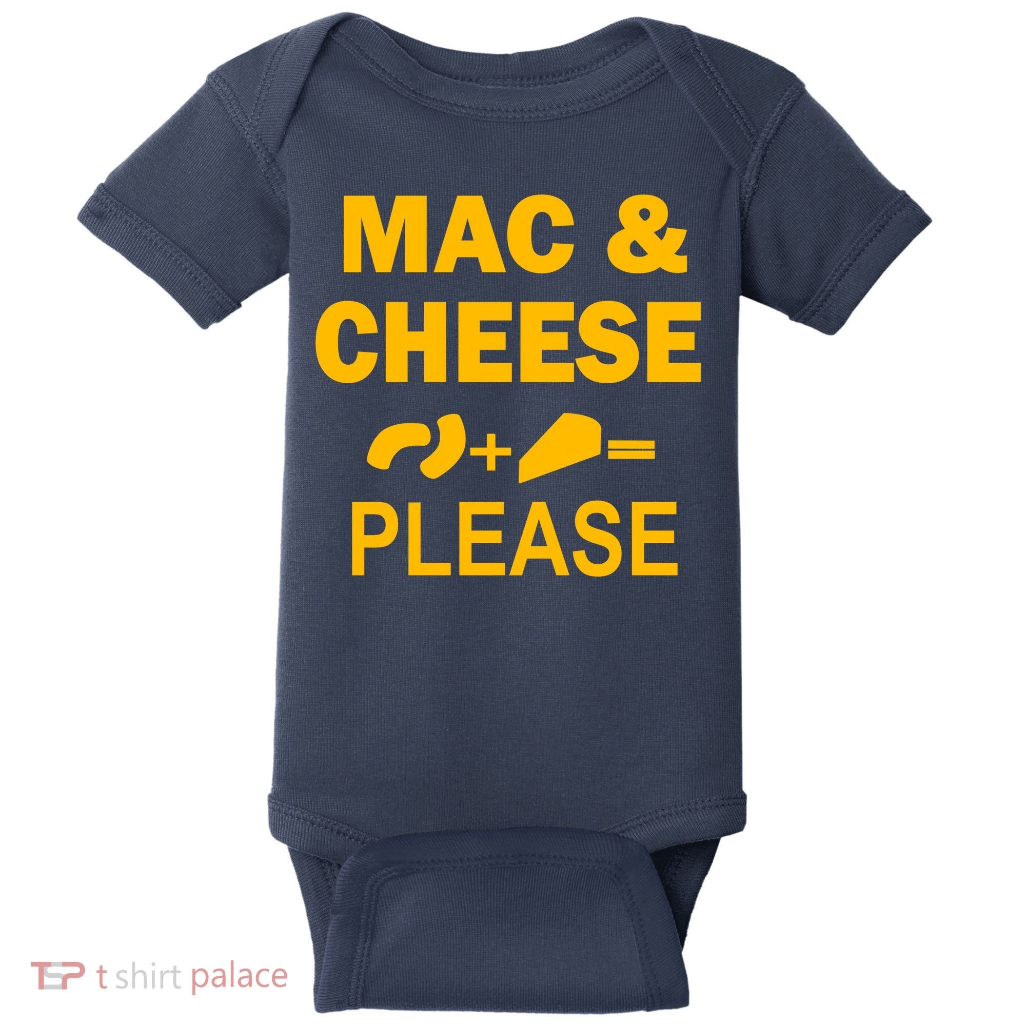 Mac & Cheese Please Baby Bodysuit