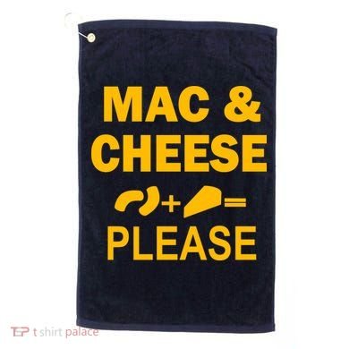 Mac & Cheese Please Golf Towel