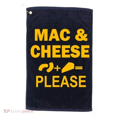 Mac & Cheese Please Golf Towel