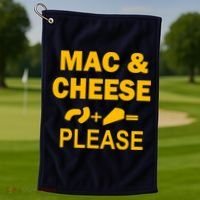 Mac & Cheese Please Golf Towel thumb 1