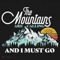 Mountains Are Calling & I Must Go Retro 80s Vibe Graphic TShirt Hoodie thumb 7
