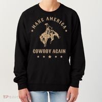 Make America Cowgirl Cowboy Again Women's Sweatshirt thumb 0
