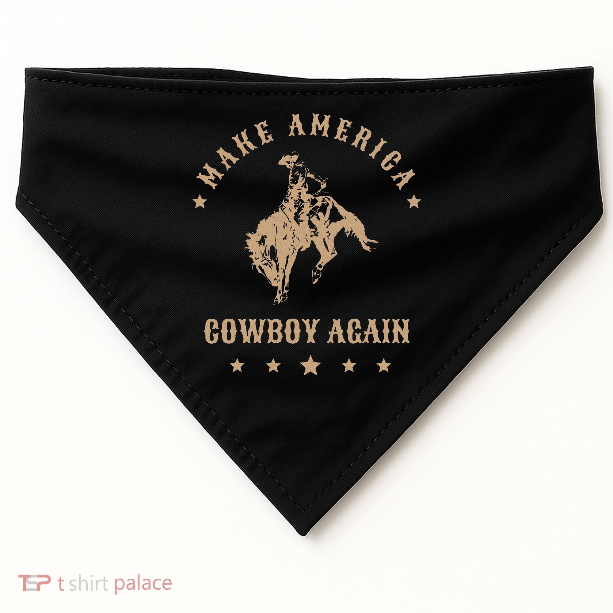 Make America Cowgirl Cowboy Again USA-Made Doggie Bandana
