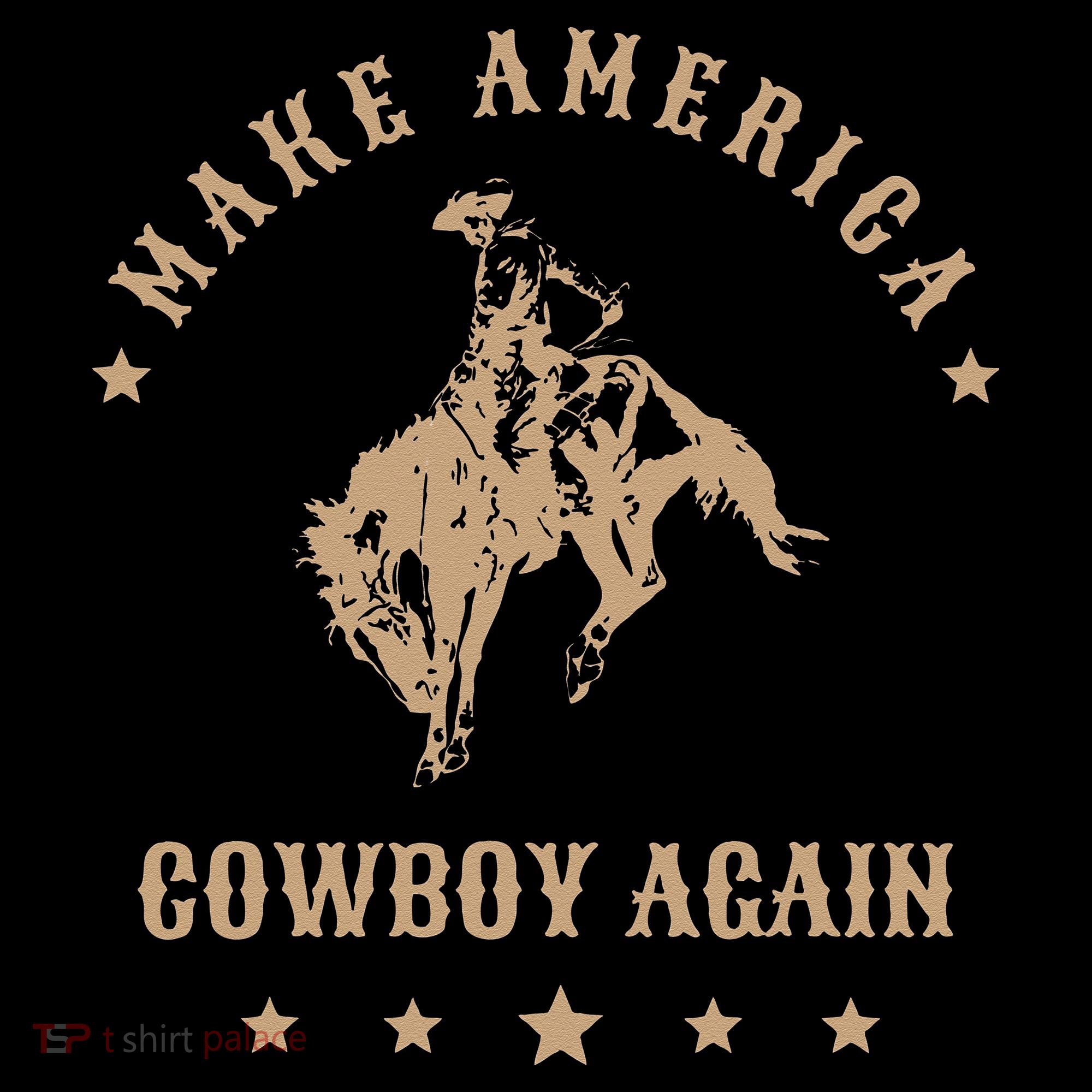 Make America Cowgirl Cowboy Again V-Neck T-Shirt