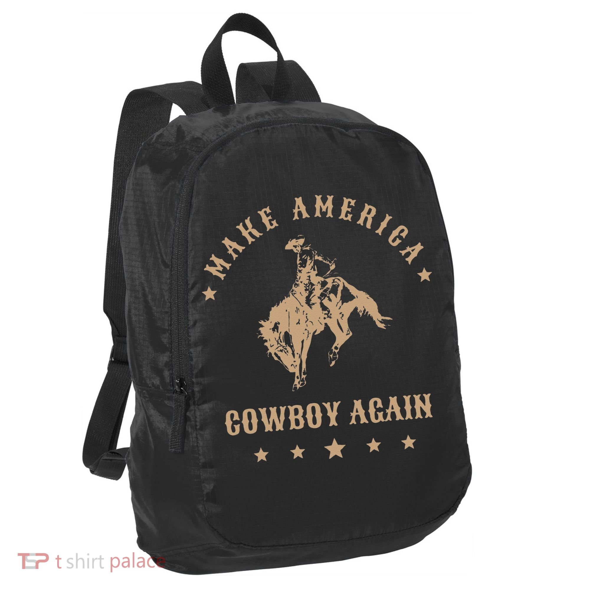 Make America Cowgirl Cowboy Again Port Authority Crush Ripstop Backpack