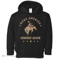 Make America Cowgirl Cowboy Again Toddler Hoodie thumb 0