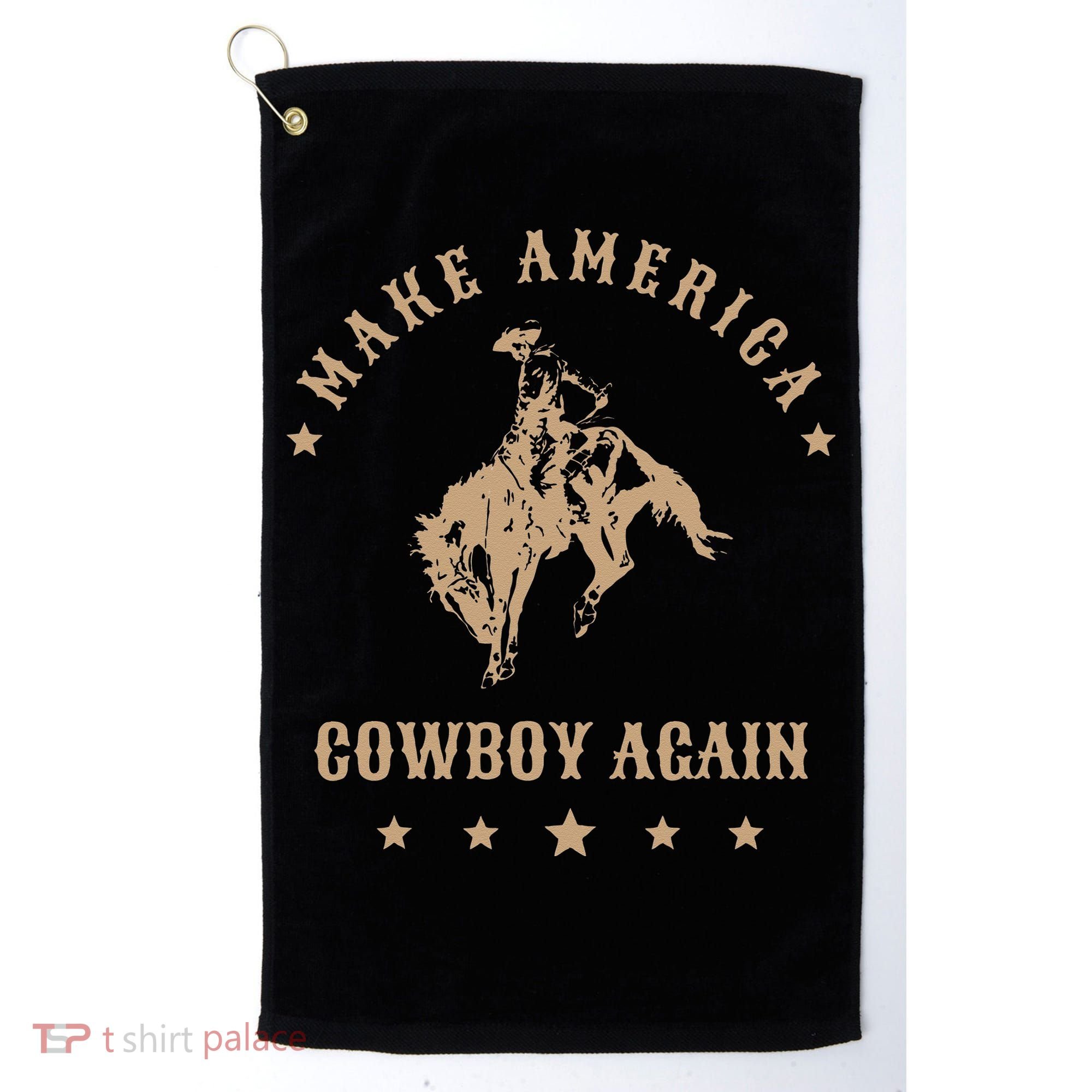 Make America Cowgirl Cowboy Again Golf Towel