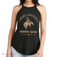 Make America Cowgirl Cowboy Again Women's Perfect Tri Rocker Tank thumb 2