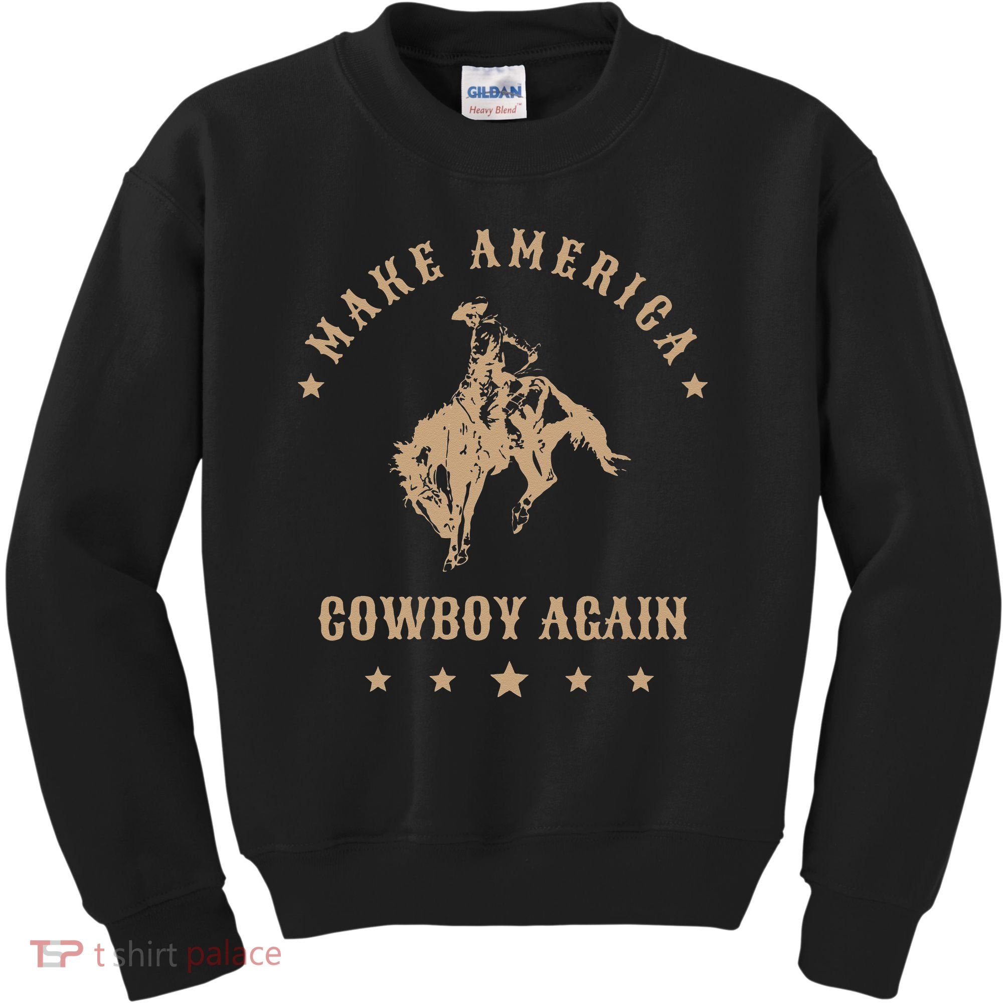 Make America Cowgirl Cowboy Again Kids Sweatshirt