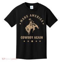 Make America Cowgirl Cowboy Again Kids T-Shirt thumb 0