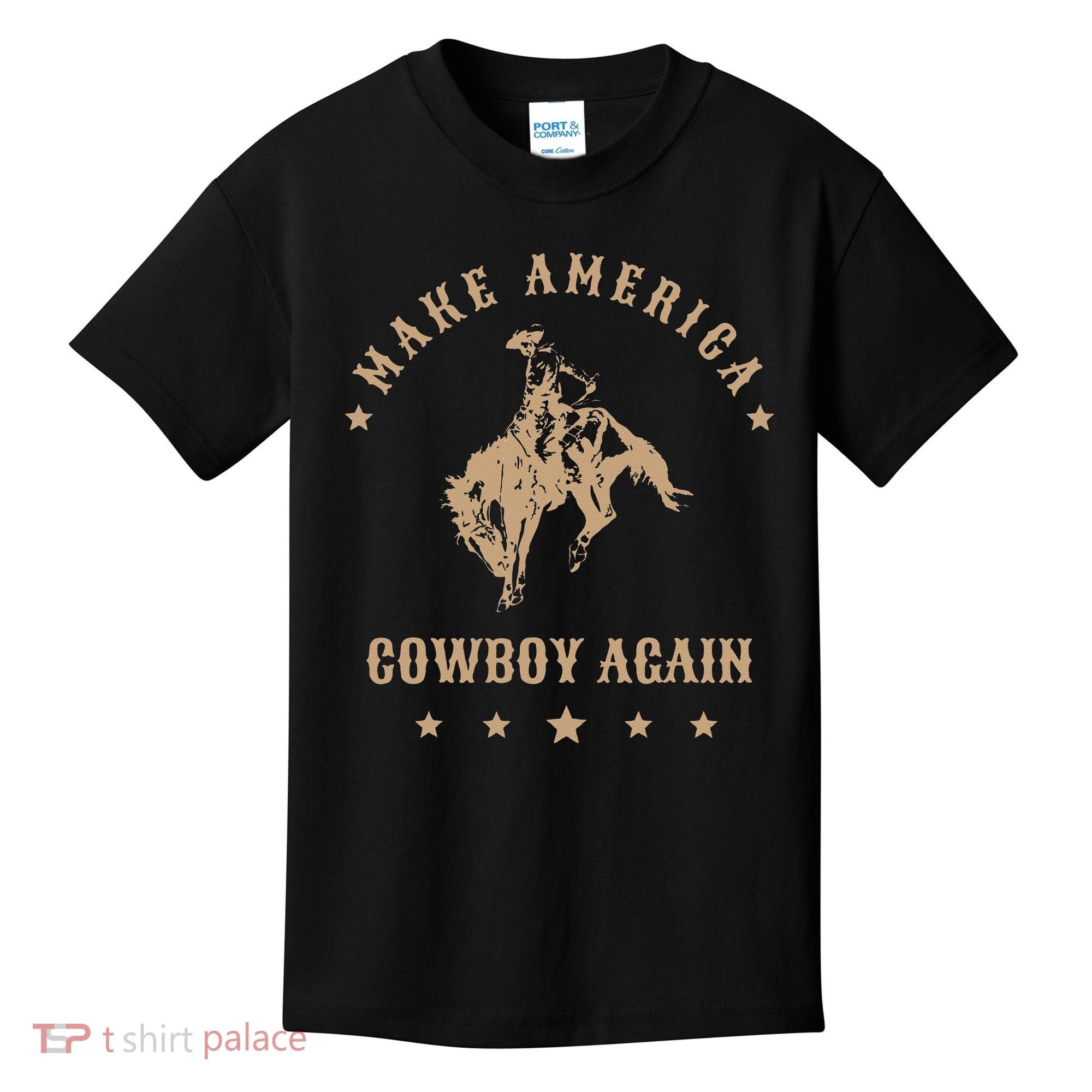Make America Cowgirl Cowboy Again Kids T-Shirt