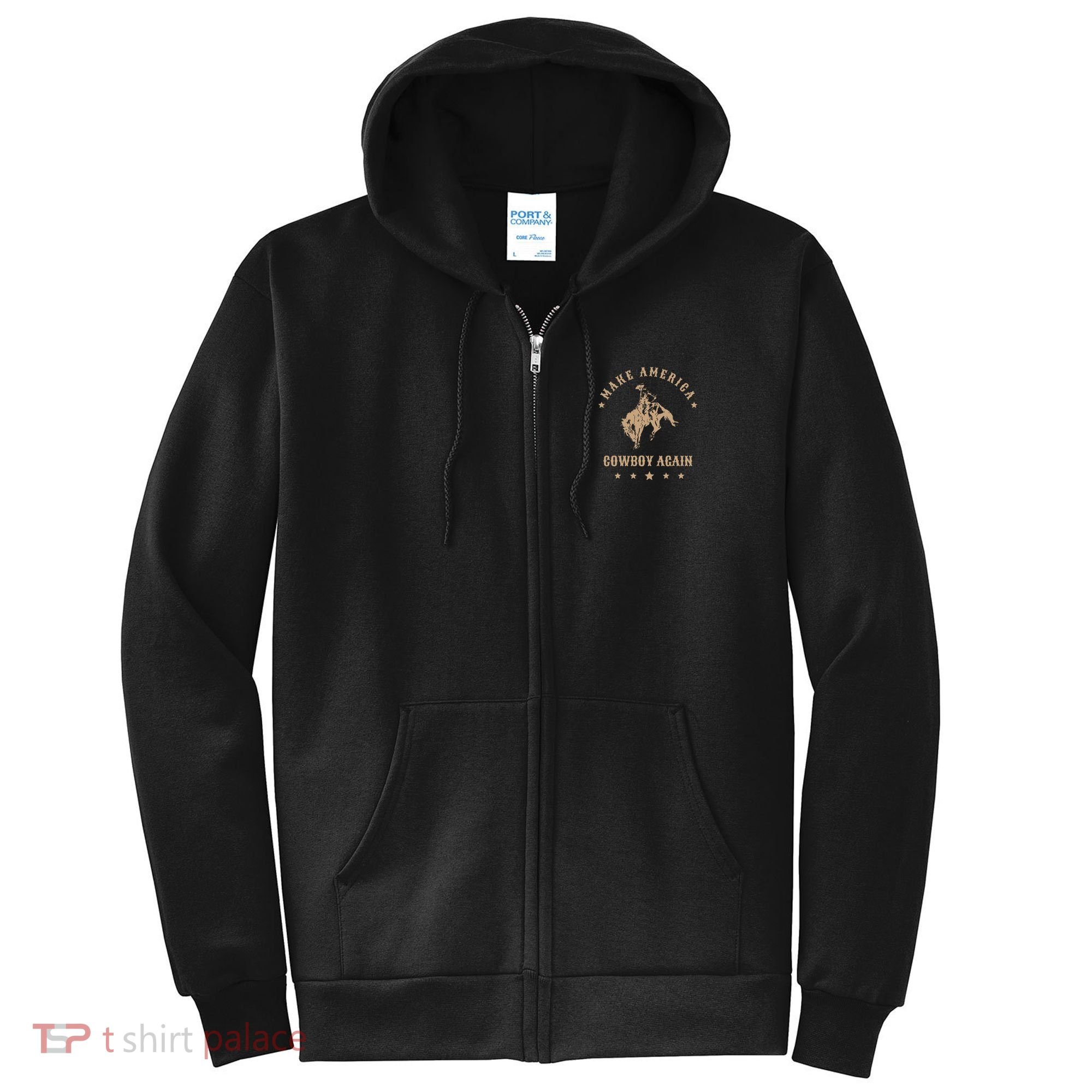 Make America Cowgirl Cowboy Again Full Zip Hoodie