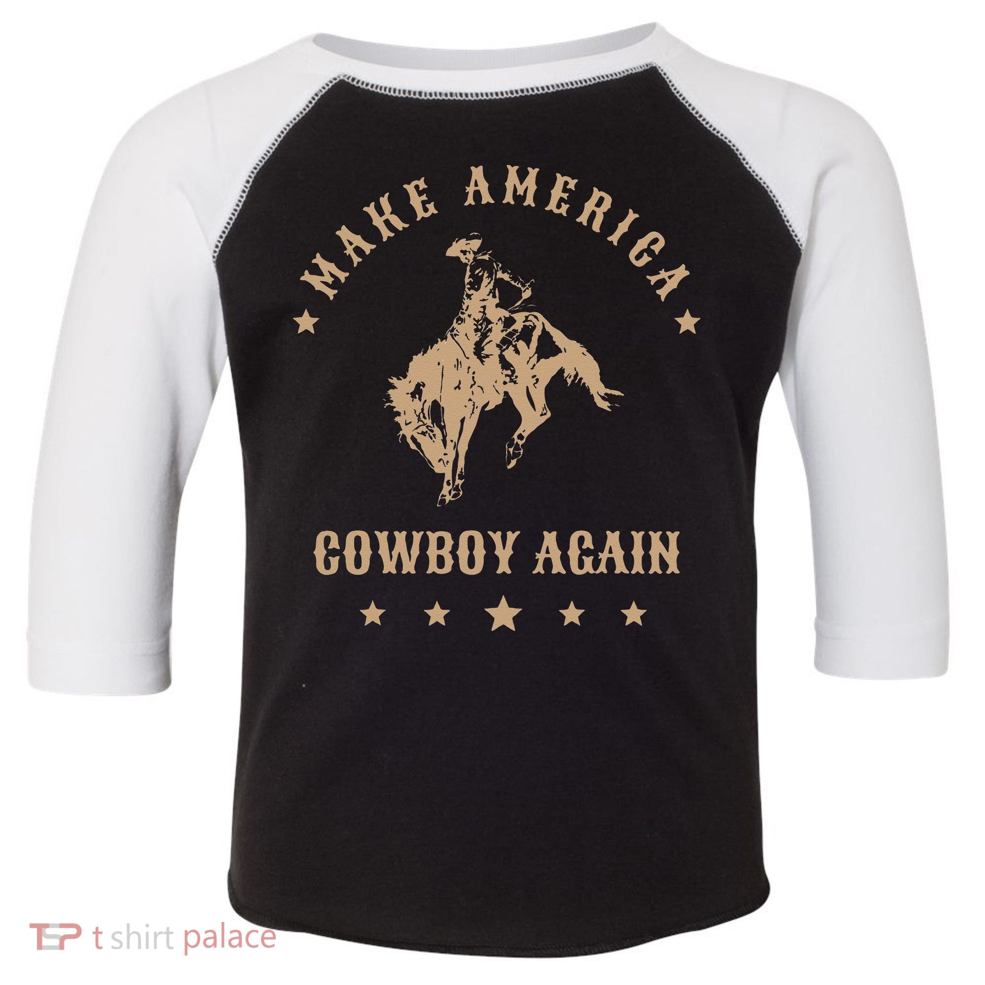 Make America Cowgirl Cowboy Again Toddler Fine Jersey T-Shirt