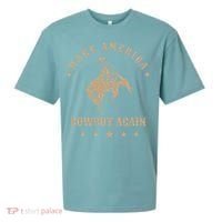 Make America Cowgirl Cowboy Again Sueded Cloud Jersey T-Shirt thumb 0