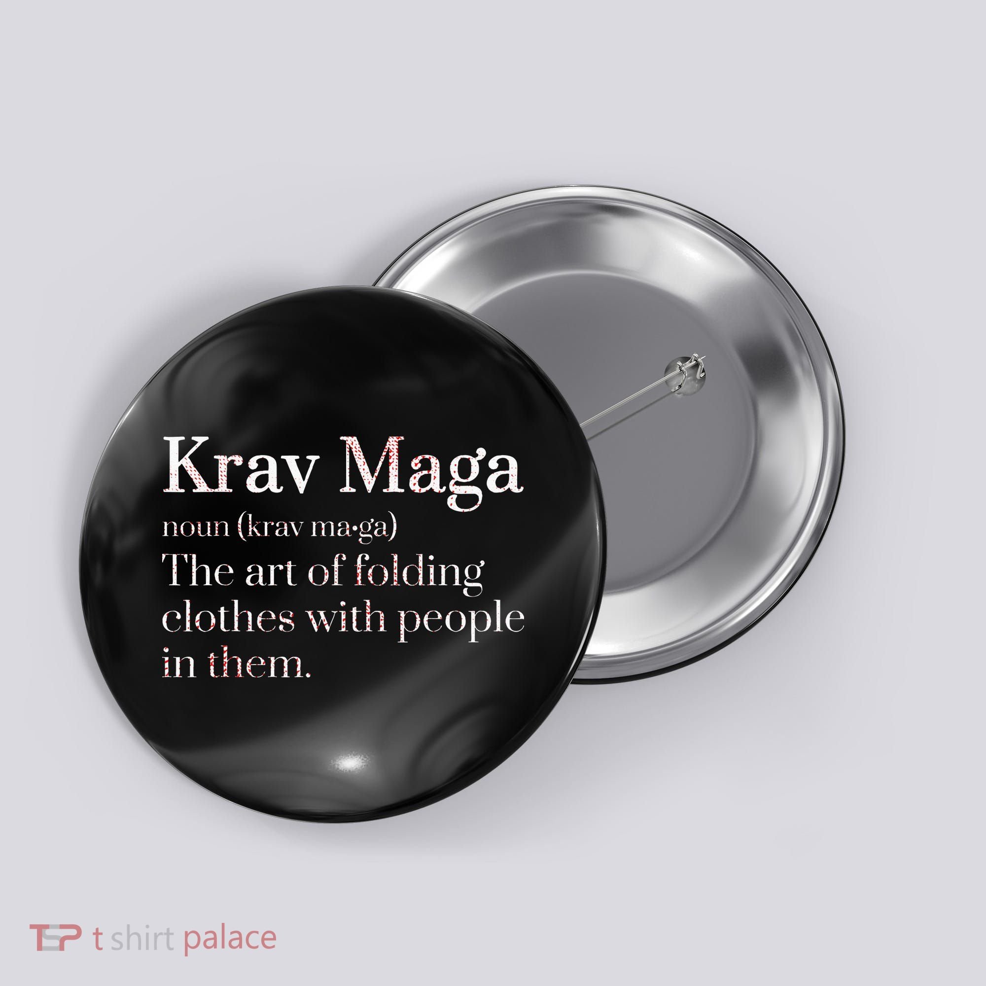 Martial Arts Combat Israeli Athlete Krav Maga Button
