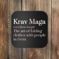 Martial Arts Combat Israeli Athlete Krav Maga Coaster thumb 0