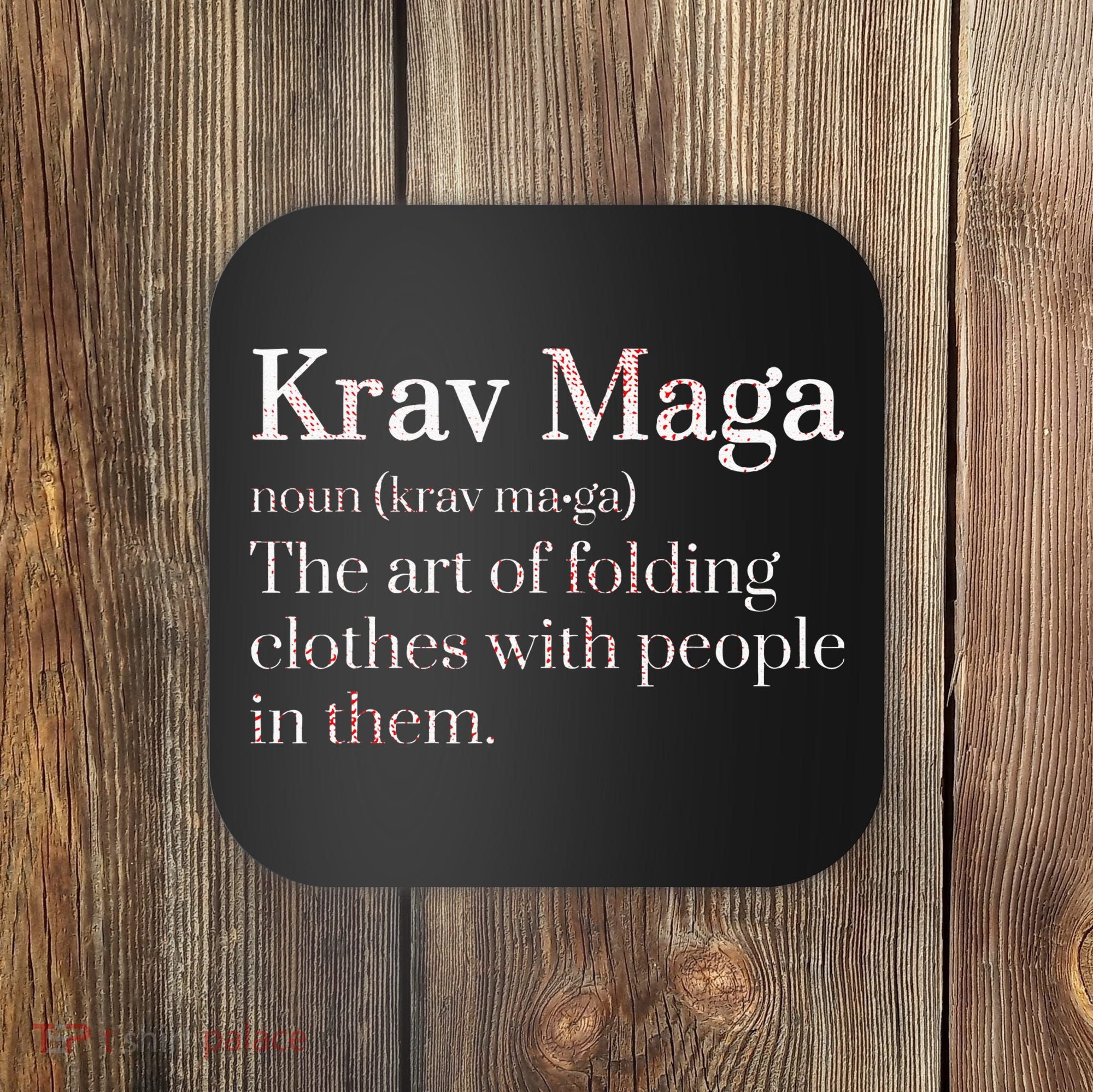Martial Arts Combat Israeli Athlete Krav Maga Coaster