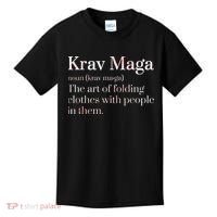 Martial Arts Combat Israeli Athlete Krav Maga Kids T-Shirt thumb 0