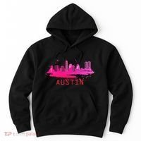 Modern Austin Cityscape Souvenir Austin Texas Skyline Hoodie thumb 0