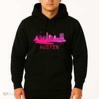 Modern Austin Cityscape Souvenir Austin Texas Skyline Hoodie thumb 2