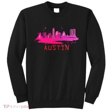 Modern Austin Cityscape Souvenir Austin Texas Skyline Sweatshirt