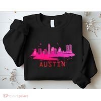 Modern Austin Cityscape Souvenir Austin Texas Skyline Sweatshirt thumb 2