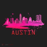 Modern Austin Cityscape Souvenir Austin Texas Skyline Beanie thumb 2