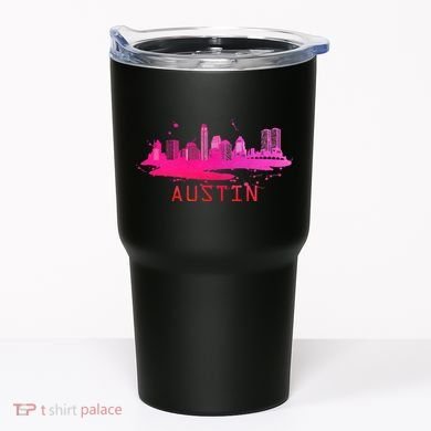 Modern Austin Cityscape Souvenir Austin Texas Skyline Tumbler