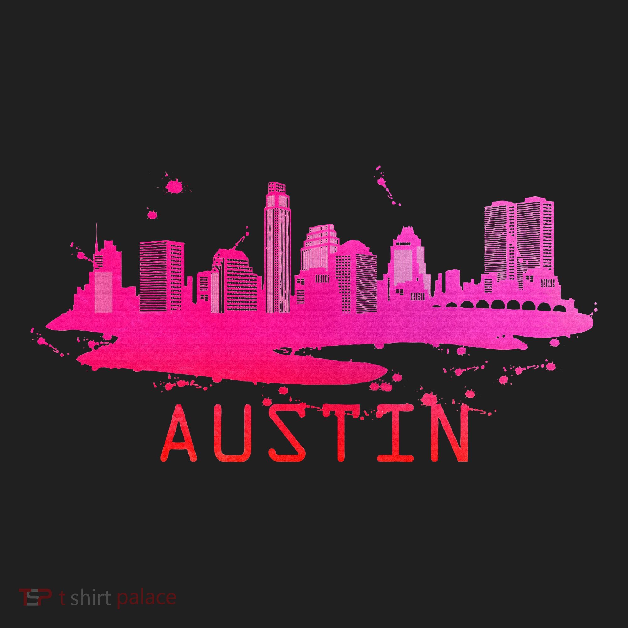 Modern Austin Cityscape Souvenir Austin Texas Skyline Tumbler