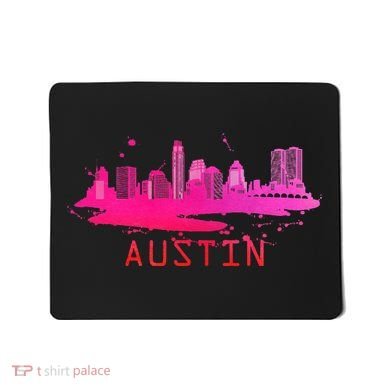 Modern Austin Cityscape Souvenir Austin Texas Skyline Mousepad
