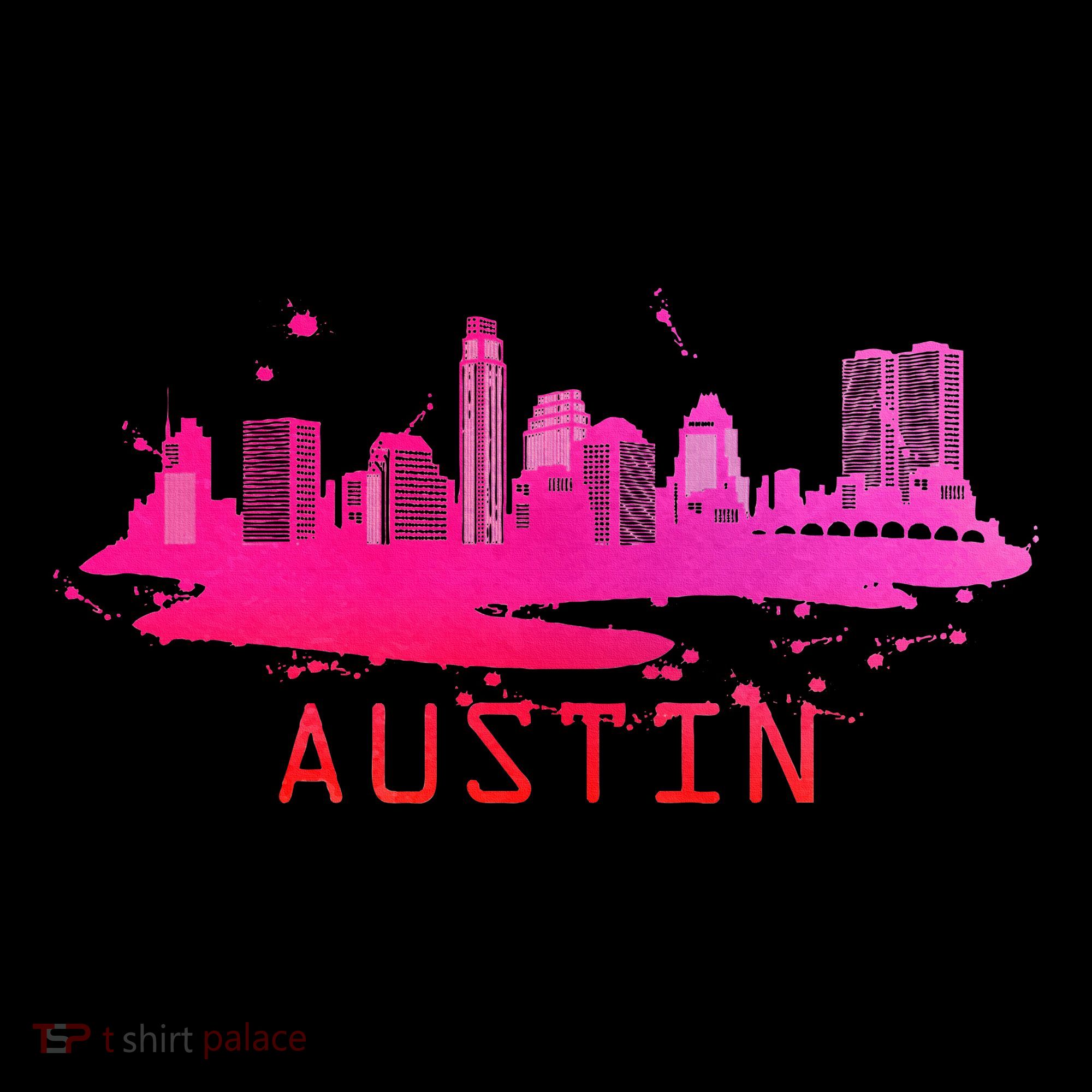 Modern Austin Cityscape Souvenir Austin Texas Skyline Ornament