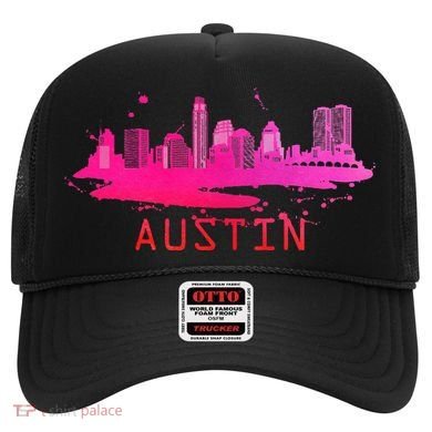 Modern Austin Cityscape Souvenir Austin Texas Skyline Hat