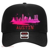 Modern Austin Cityscape Souvenir Austin Texas Skyline Hat thumb 0