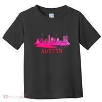 Modern Austin Cityscape Souvenir Austin Texas Skyline Toddler T-Shirt thumb 0