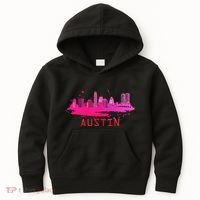 Modern Austin Cityscape Souvenir Austin Texas Skyline Kids Hoodie thumb 0
