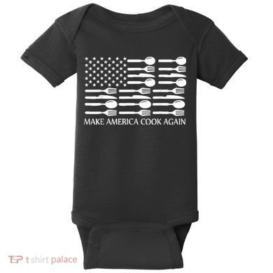 Make America Cook Again Cooking Chef Baby Bodysuit